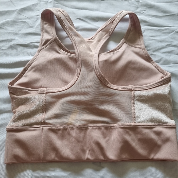 Nike Air Womens Dri-FIT Swoosh Non-Padded Sports Bra Pink S - Picture 6 of 9